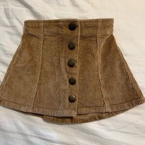 Brown toddler skirt